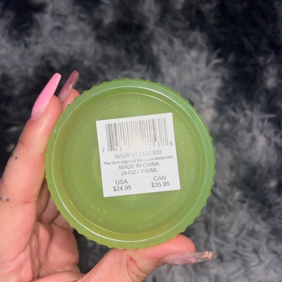 2022 Starbucks Glow in the Dark Lemongrass Bling Studded,Venti Tumbler - Picture 2 of 2